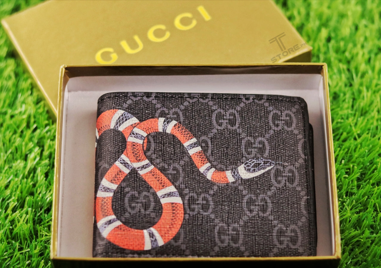 Gucci Kingsnake Black Wallet T Store.pk