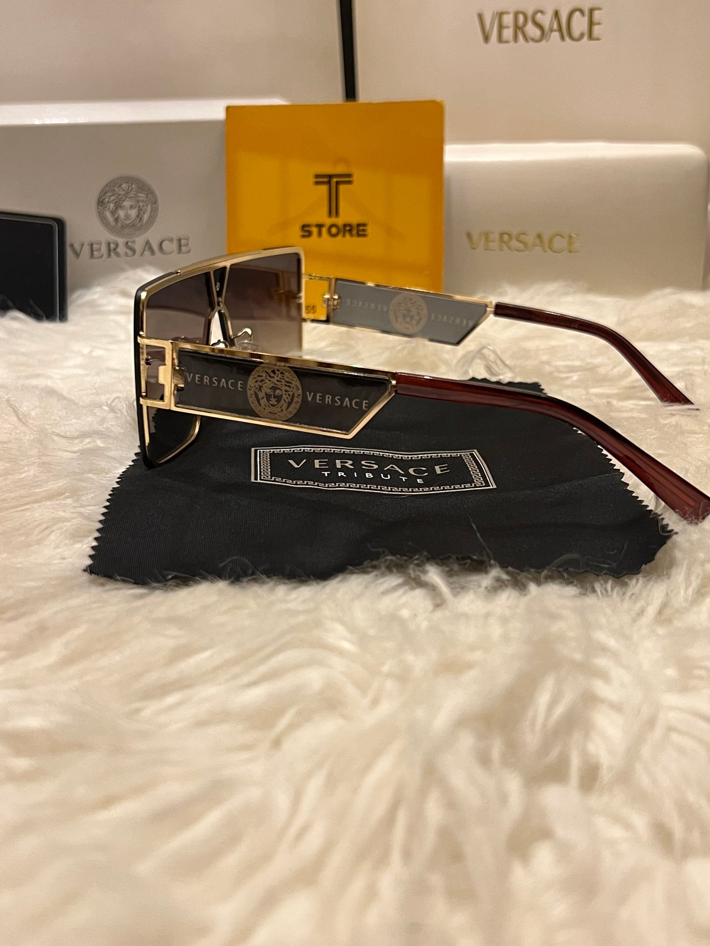 Versace Brown Men’s Sunglasses