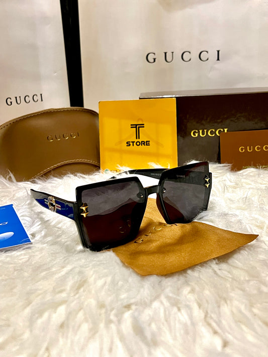 Gucci Logo Black Women Sunglasses