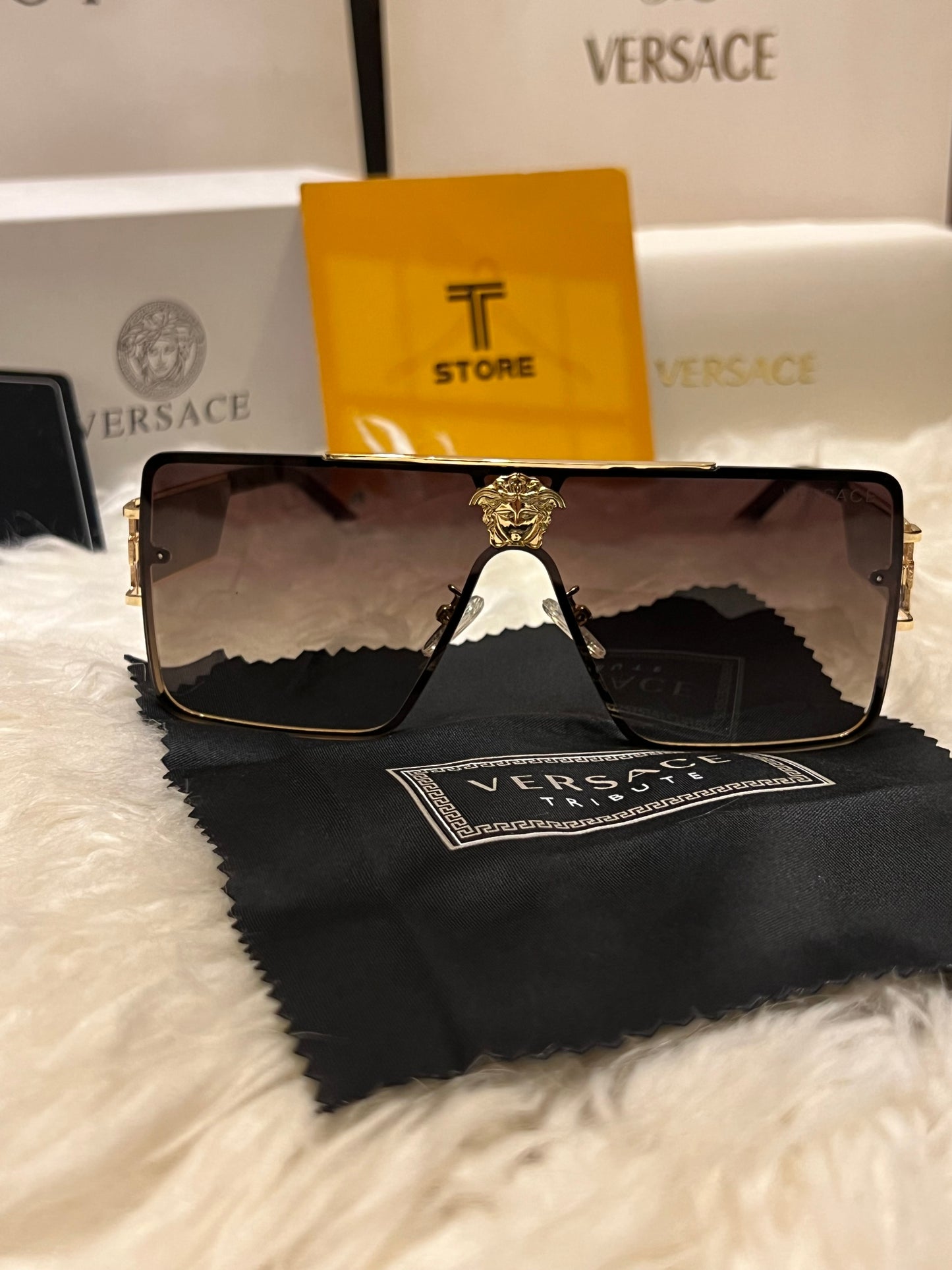 Versace Brown Men’s Sunglasses