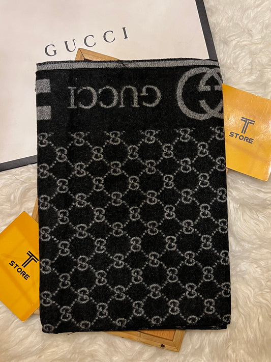 Gucci Black White Muffler