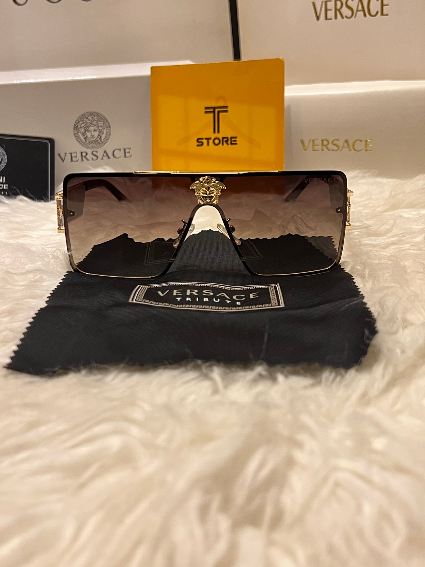 Versace Brown Men’s Sunglasses