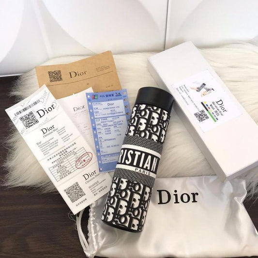 Dior Printed Thermo Flask LED Display Temperature Bottle