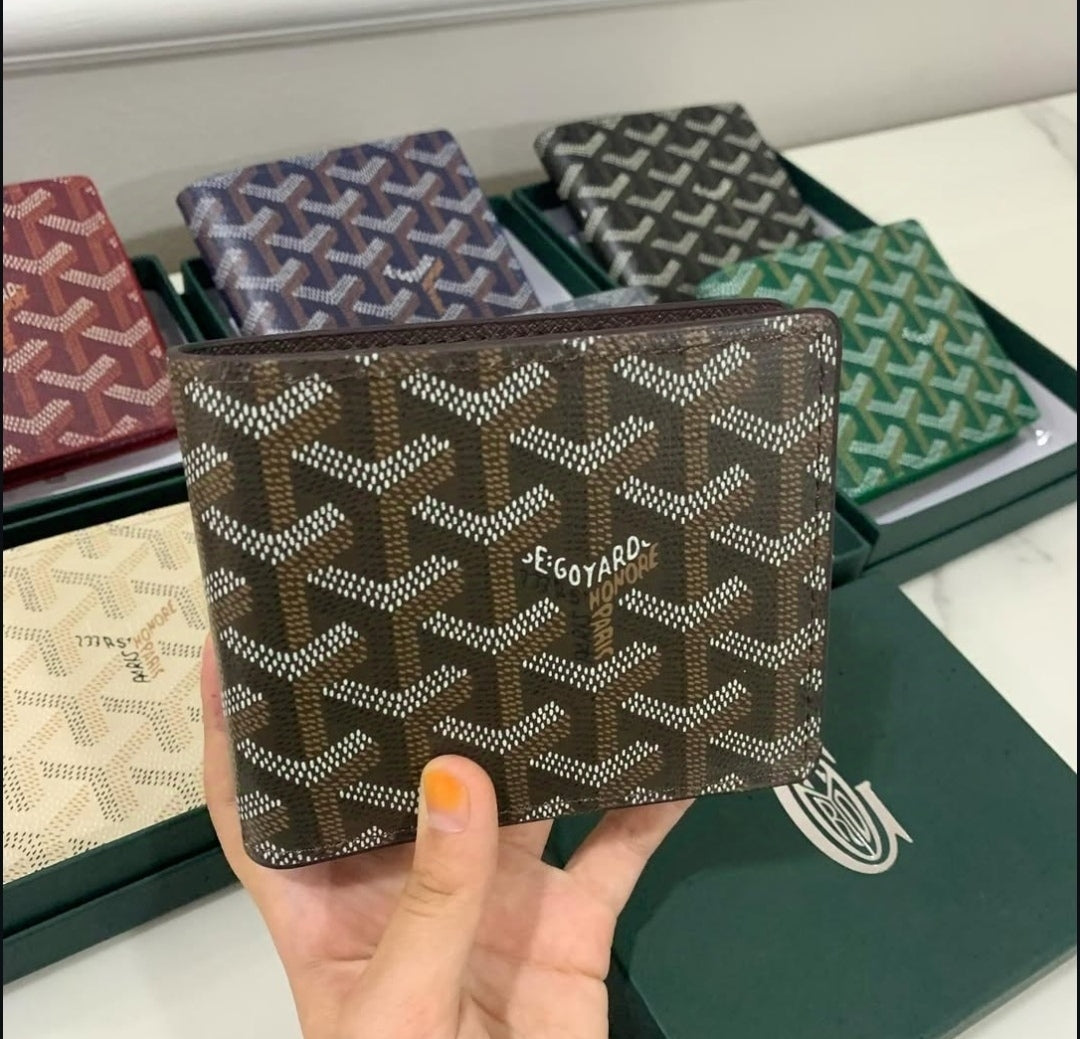 Goyard Brown Printed Wallet