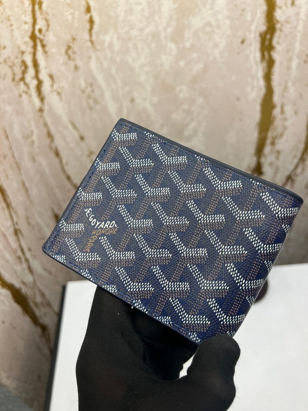 Goyard Blue Printed Wallet