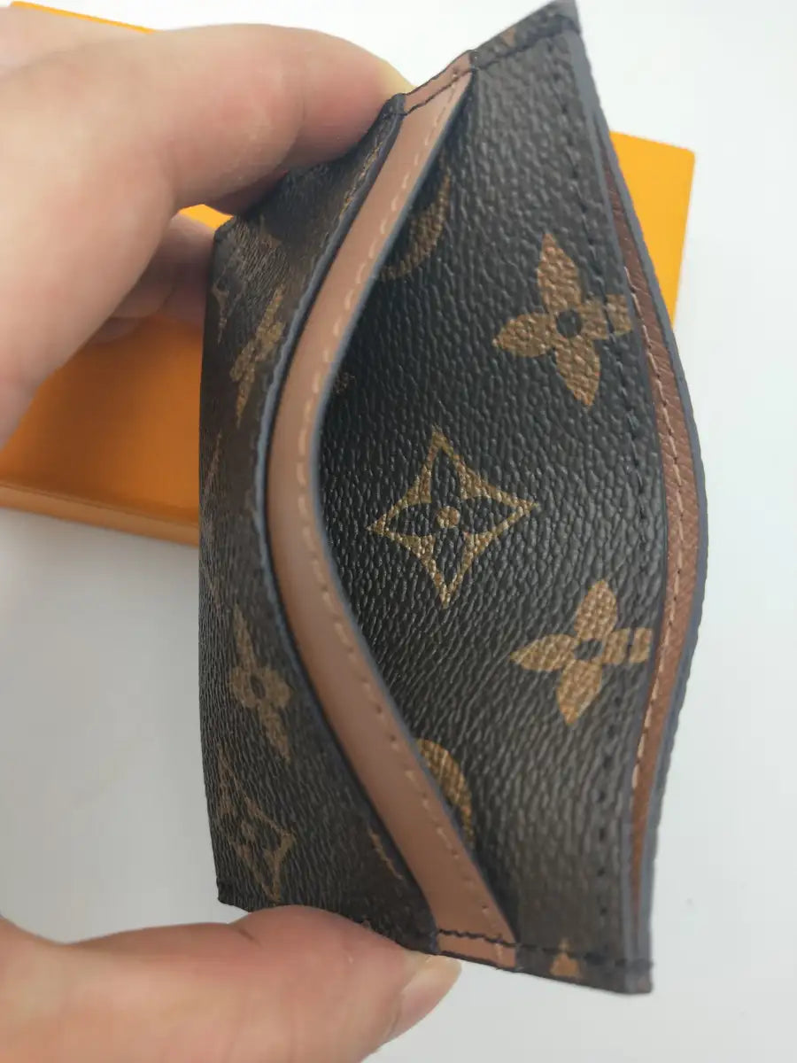 LV Brown Flower Cardholder