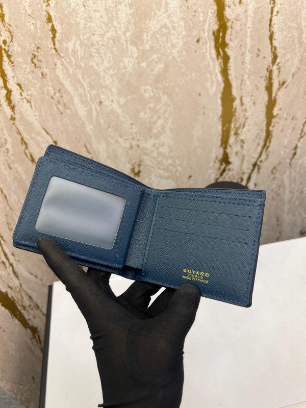 Goyard Blue Printed Wallet